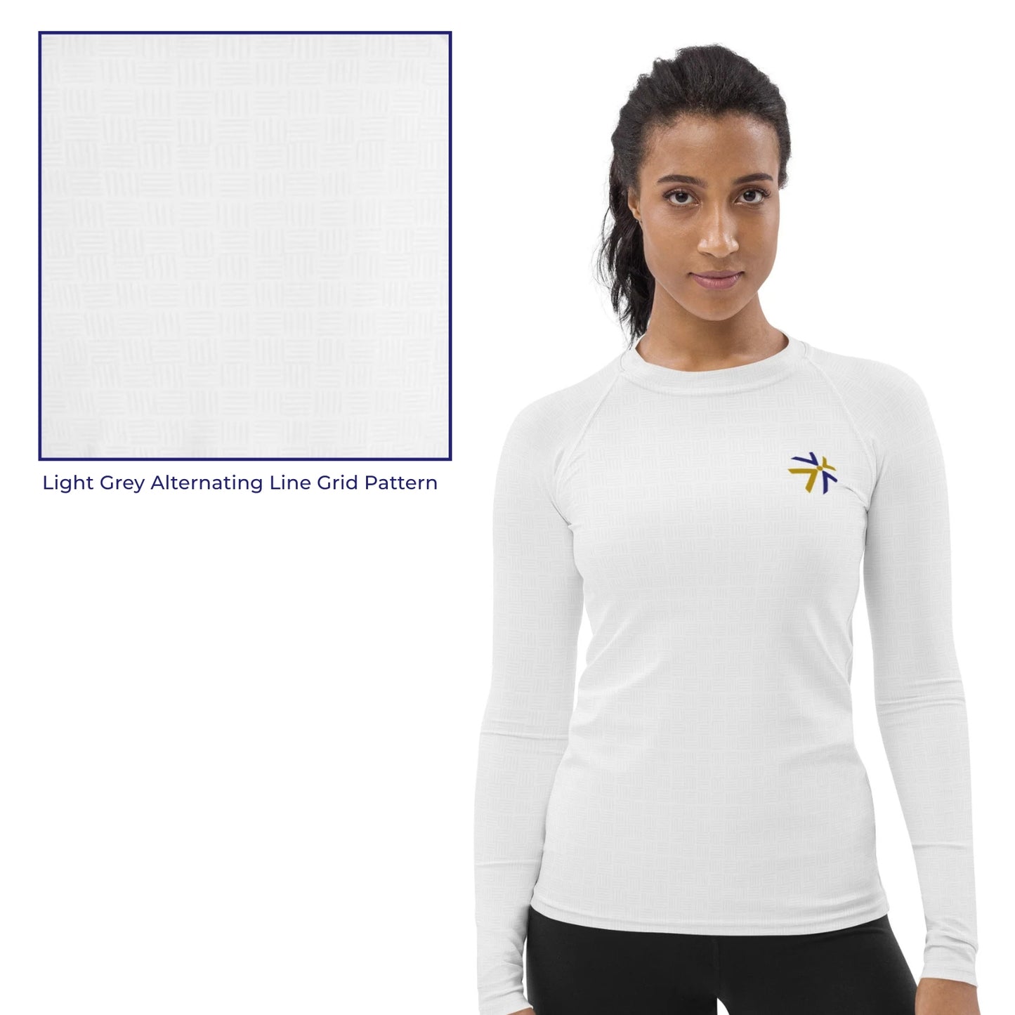 Women's Rash Guard - White